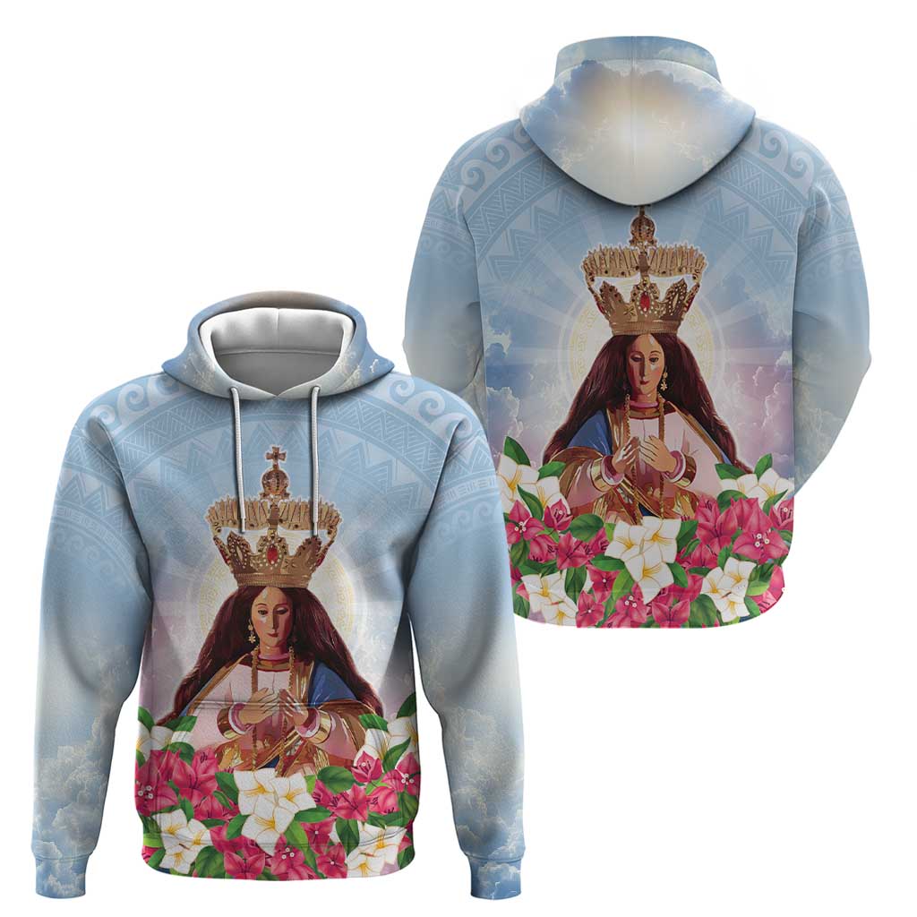 Guam Patroness Hoodie The Legend Santa Marian Kamalen LT05 - Polynesian Pride