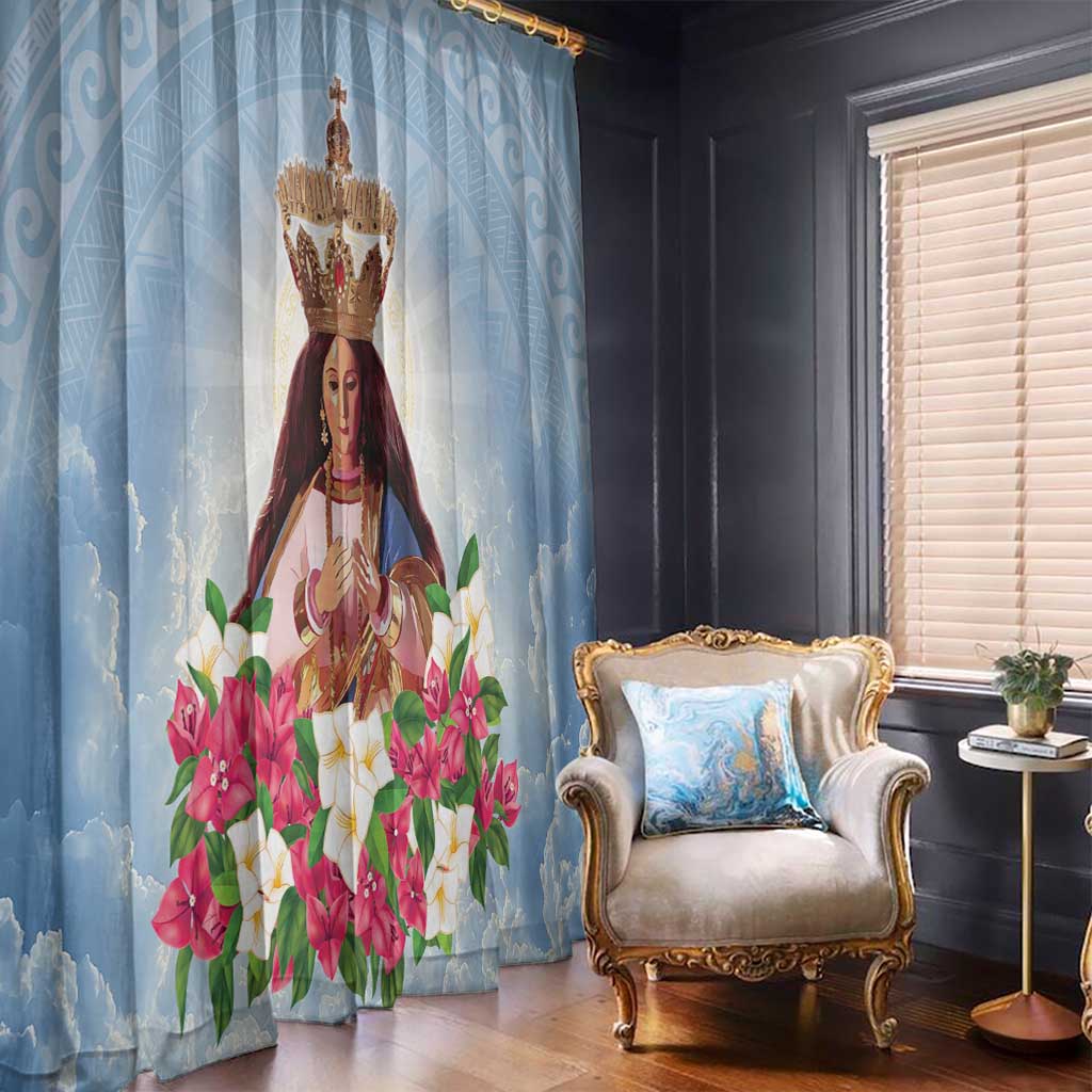 Guam Patroness Window Curtain The Legend Santa Marian Kamalen LT05 - Polynesian Pride