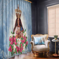 Guam Patroness Window Curtain The Legend Santa Marian Kamalen LT05 - Polynesian Pride