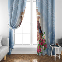 Guam Patroness Window Curtain The Legend Santa Marian Kamalen LT05 - Polynesian Pride