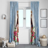 Guam Patroness Window Curtain The Legend Santa Marian Kamalen LT05 - Polynesian Pride