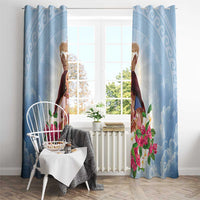 Guam Patroness Window Curtain The Legend Santa Marian Kamalen LT05 - Polynesian Pride