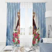 Guam Patroness Window Curtain The Legend Santa Marian Kamalen LT05 - Polynesian Pride