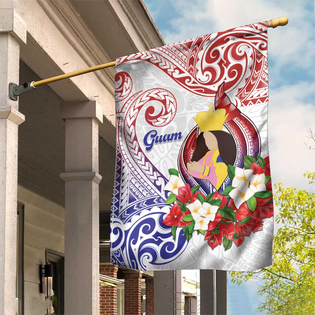 Happy Guam Santa Marian Kamalen Day Garden Flag LT05 House Flag White - Polynesian Pride