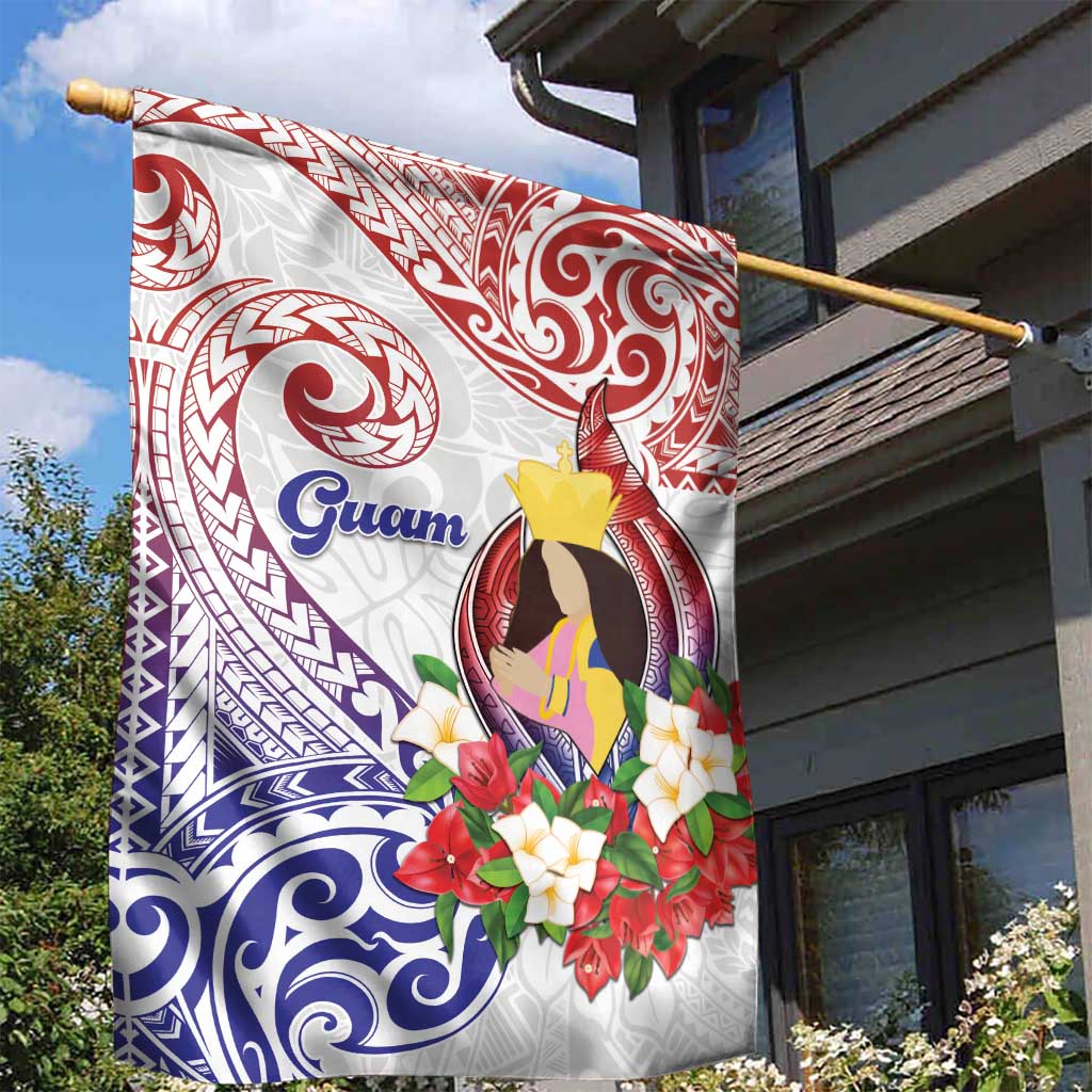 Happy Guam Santa Marian Kamalen Day Garden Flag LT05 - Polynesian Pride
