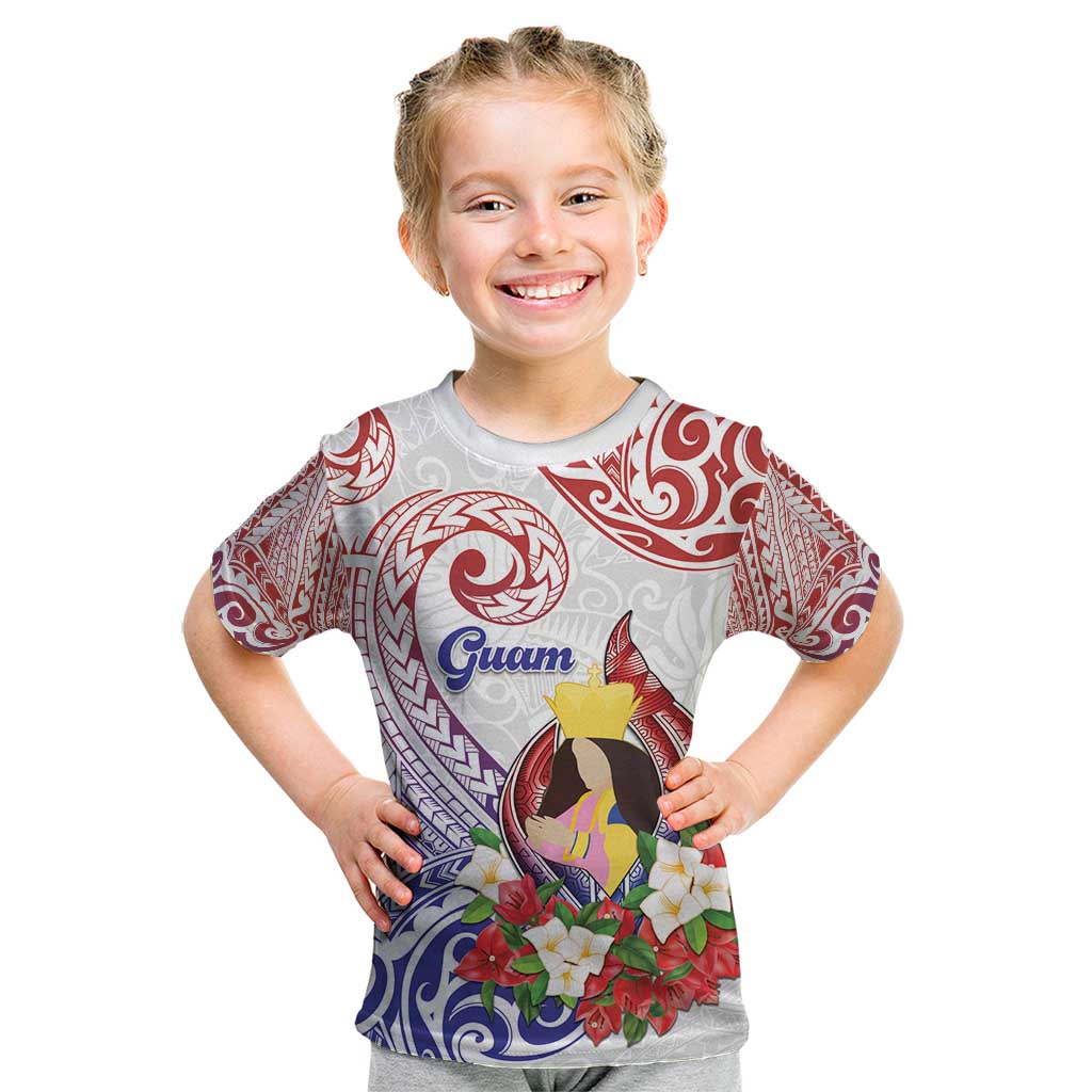 Happy Guam Santa Marian Kamalen Day Kid T Shirt LT05 White - Polynesian Pride