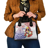 Happy Guam Santa Marian Kamalen Day Shoulder Handbag LT05 - Polynesian Pride