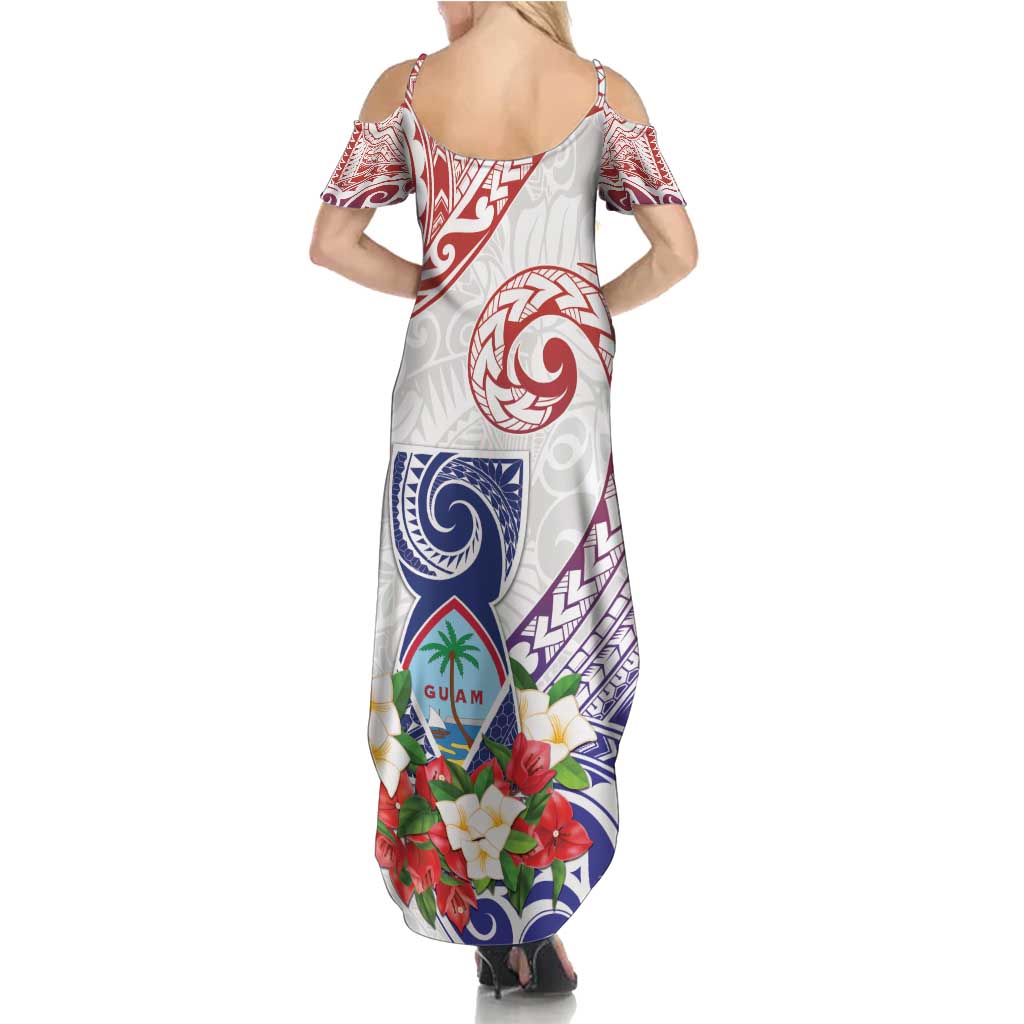 Happy Guam Santa Marian Kamalen Day Summer Maxi Dress LT05 - Polynesian Pride