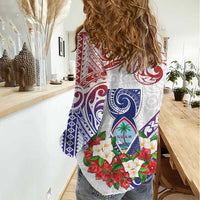 Happy Guam Santa Marian Kamalen Day Women Casual Shirt LT05 - Polynesian Pride