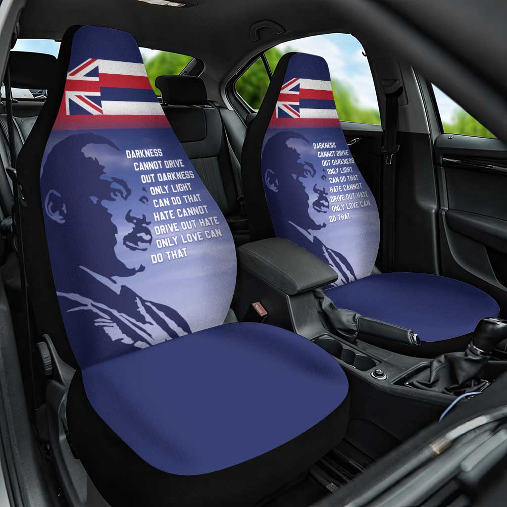 Hawaii MLK Day Car Seat Cover LT05 One Size Blue - Polynesian Pride