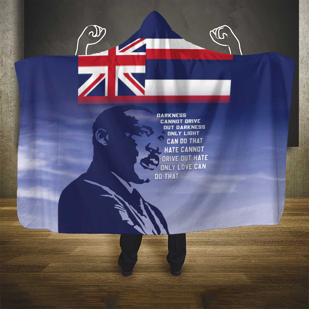 Hawaii MLK Day Hooded Blanket LT05 - Polynesian Pride