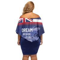 Hawaii MLK Day Off Shoulder Short Dress LT05 - Polynesian Pride