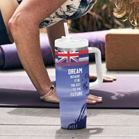 Hawaii MLK Day Tumbler With Handle LT05 - Polynesian Pride