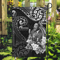 Guam MLK Day Garden Flag The Legacy Of MLK LT05 Garden Flag Black - Polynesian Pride