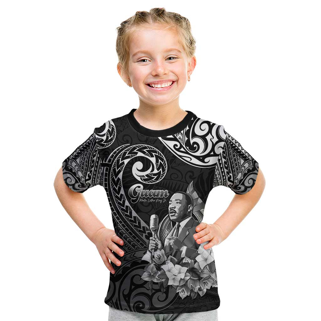 Guam MLK Day Kid T Shirt The Legacy Of MLK LT05 Black - Polynesian Pride