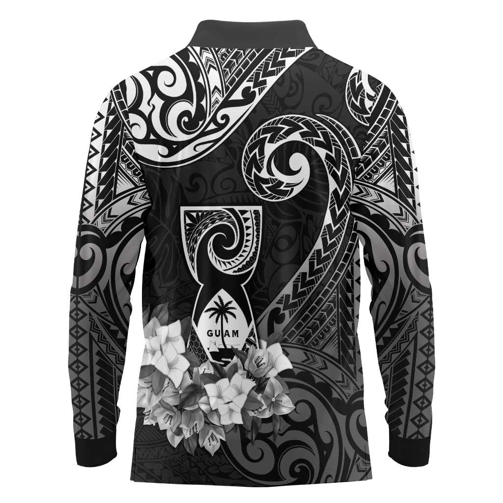 Guam MLK Day Long Sleeve Polo Shirt The Legacy Of MLK LT05 - Polynesian Pride