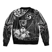 Guam MLK Day Sleeve Zip Bomber Jacket The Legacy Of MLK LT05 - Polynesian Pride