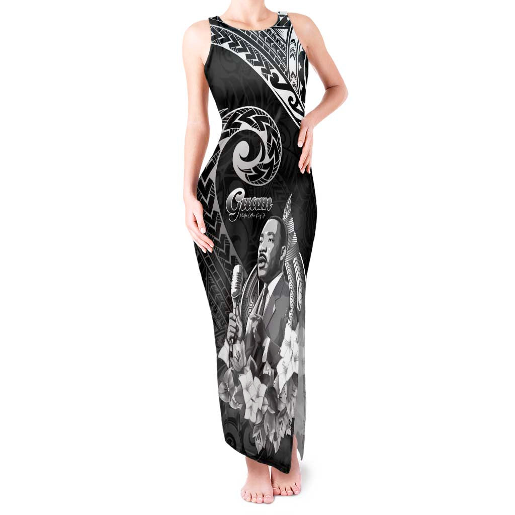 Guam MLK Day Tank Maxi Dress The Legacy Of MLK LT05 Women Black - Polynesian Pride