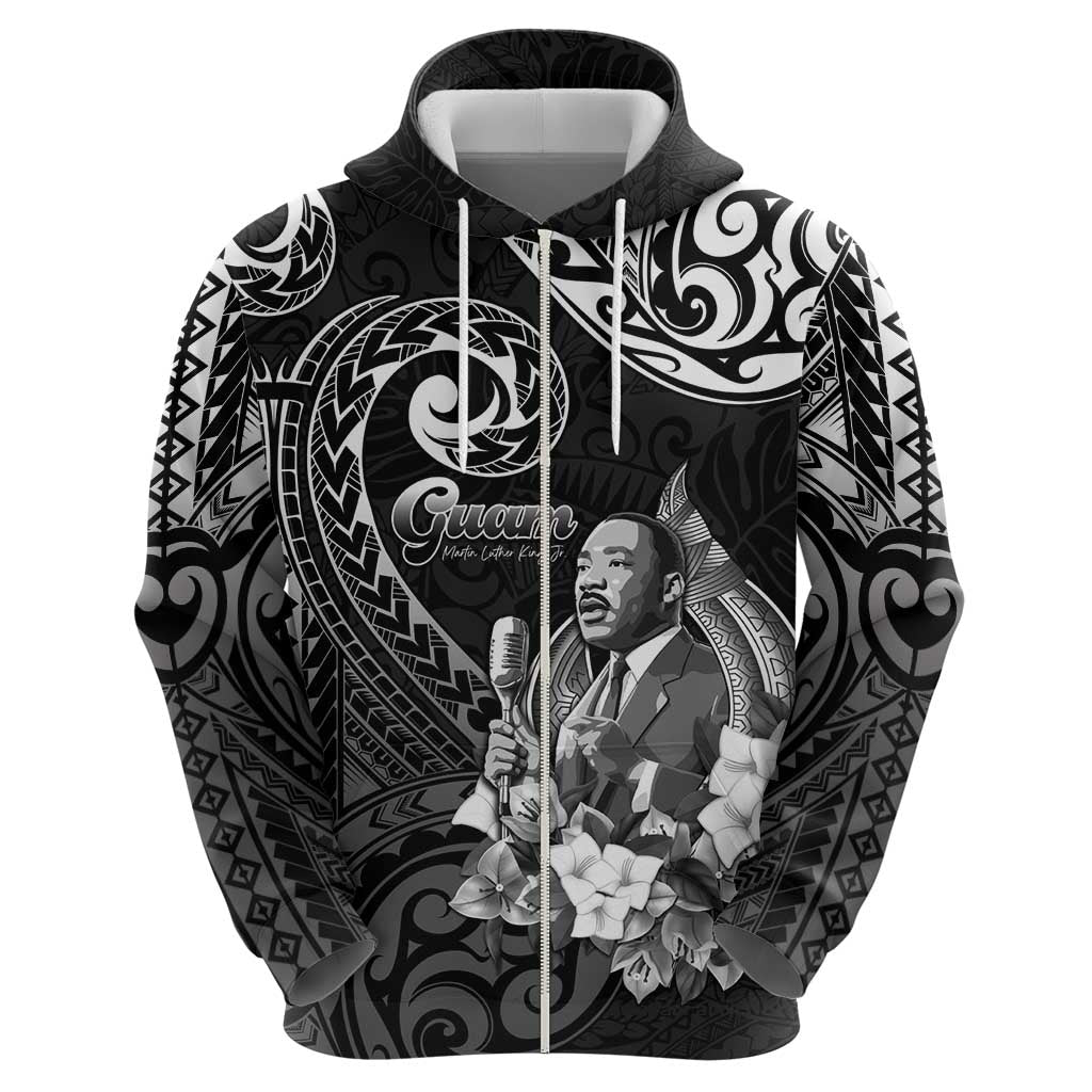 Guam MLK Day Zip Hoodie The Legacy Of MLK LT05 - Polynesian Pride