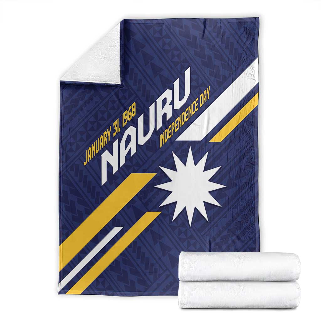 Happy Nauru Independence Day Blanket Polynesian Pattern LT05 - Polynesian Pride