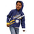 Personalised Happy Nauru Independence Day Kid Hoodie Polynesian Pattern