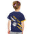 Personalised Happy Nauru Independence Day Kid T Shirt Polynesian Pattern