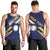 Personalised Happy Nauru Independence Day Men Tank Top Polynesian Pattern