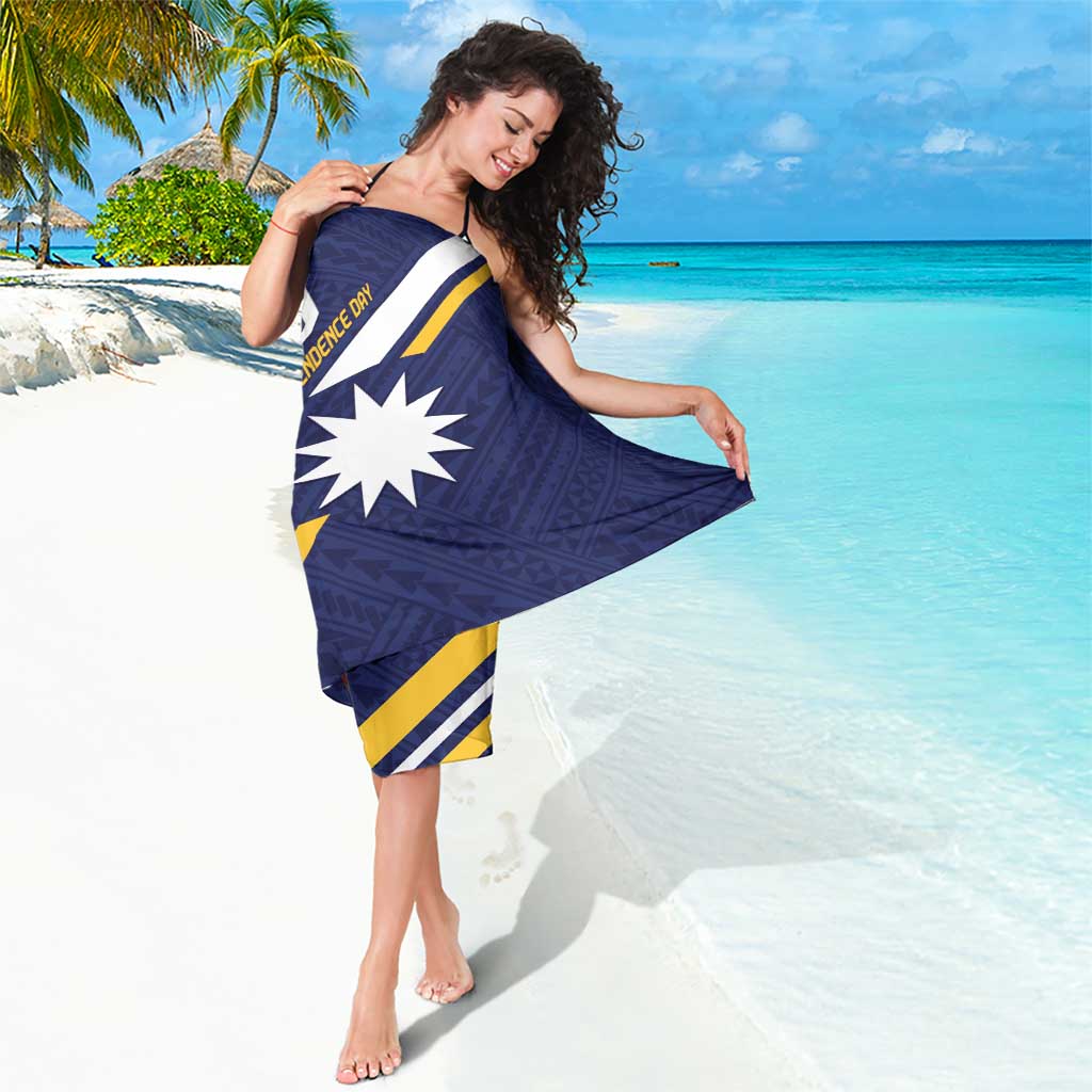 Happy Nauru Independence Day Sarong Polynesian Pattern LT05 - Polynesian Pride