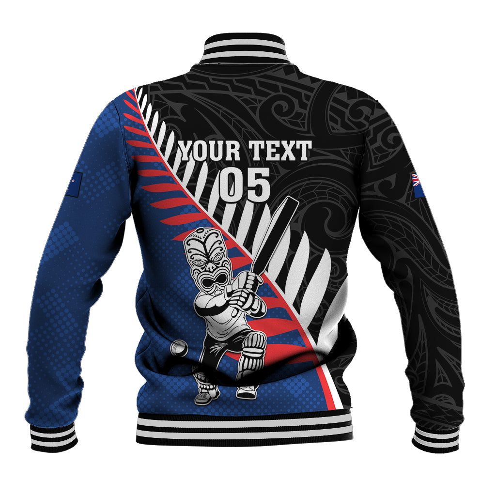 Custom New Zealand Auckland Cricket Baseball Jacket With Maori Pattern LT05 - Polynesian Pride