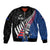 Custom New Zealand Auckland Cricket Bomber Jacket With Maori Pattern