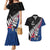 Custom New Zealand Auckland Cricket Couples Matching Mermaid Dress and Hawaiian Shirt With Maori Pattern