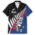 Custom New Zealand Auckland Cricket Family Matching Off The Shoulder Long Sleeve Dress and Hawaiian Shirt With Maori Pattern