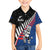 Custom New Zealand Auckland Cricket Family Matching Puletasi and Hawaiian Shirt With Maori Pattern