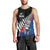 Custom New Zealand Auckland Cricket Men Tank Top With Maori Pattern