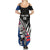 Custom New Zealand Auckland Cricket Summer Maxi Dress With Maori Pattern