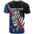 Custom New Zealand Auckland Cricket T Shirt With Maori Pattern