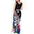 Custom New Zealand Auckland Cricket Tank Maxi Dress With Maori Pattern