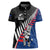 Custom New Zealand Auckland Cricket Women Polo Shirt With Maori Pattern