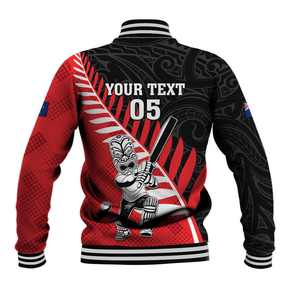 Custom New Zealand Canterbury Cricket Baseball Jacket With Maori Pattern LT05 - Polynesian Pride