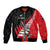 Custom New Zealand Canterbury Cricket Bomber Jacket With Maori Pattern