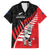 Custom New Zealand Canterbury Cricket Family Matching Off Shoulder Maxi Dress and Hawaiian Shirt With Maori Pattern