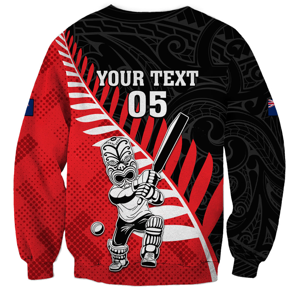 Custom New Zealand Canterbury Cricket Sweatshirt With Maori Pattern LT05 - Polynesian Pride