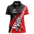 Custom New Zealand Canterbury Cricket Women Polo Shirt With Maori Pattern