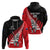 Custom New Zealand Canterbury Cricket Zip Hoodie With Maori Pattern