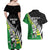 Custom New Zealand Central Districts Cricket Couples Matching Off Shoulder Maxi Dress and Hawaiian Shirt With Maori Pattern