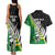 Custom New Zealand Central Districts Cricket Couples Matching Tank Maxi Dress and Hawaiian Shirt With Maori Pattern