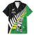 Custom New Zealand Central Districts Cricket Family Matching Off Shoulder Maxi Dress and Hawaiian Shirt With Maori Pattern