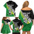 Custom New Zealand Central Districts Cricket Family Matching Off Shoulder Short Dress and Hawaiian Shirt With Maori Pattern