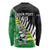 Custom New Zealand Central Districts Cricket Long Sleeve Shirt With Maori Pattern