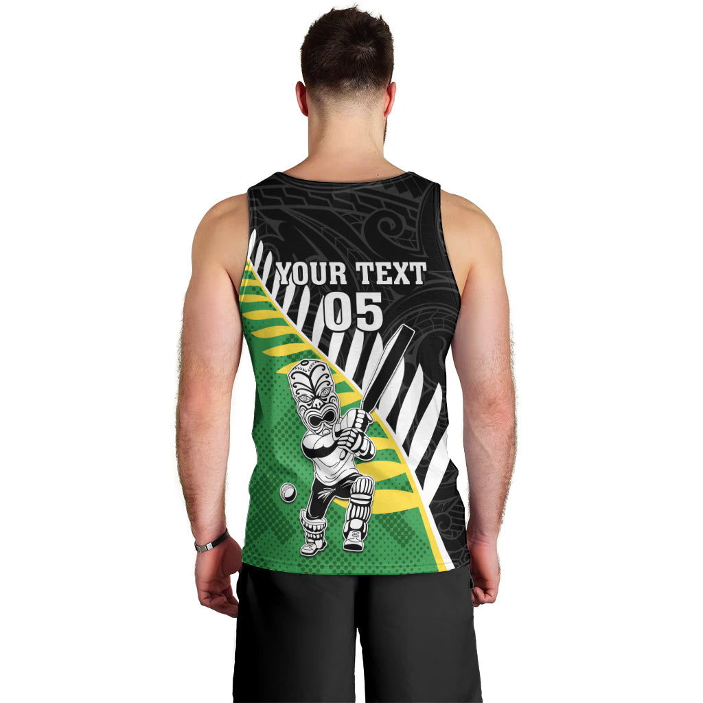 Custom New Zealand Central Districts Cricket Men Tank Top With Maori Pattern LT05 - Polynesian Pride